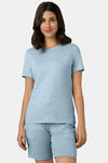 Amante Cotton Top - Celestial Blue Print — thumbnail 1